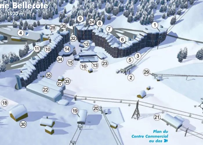 Lägenhet Renove 4 Pers A Plagne Bellecote, Balcon - Fr-1-181-2867 *